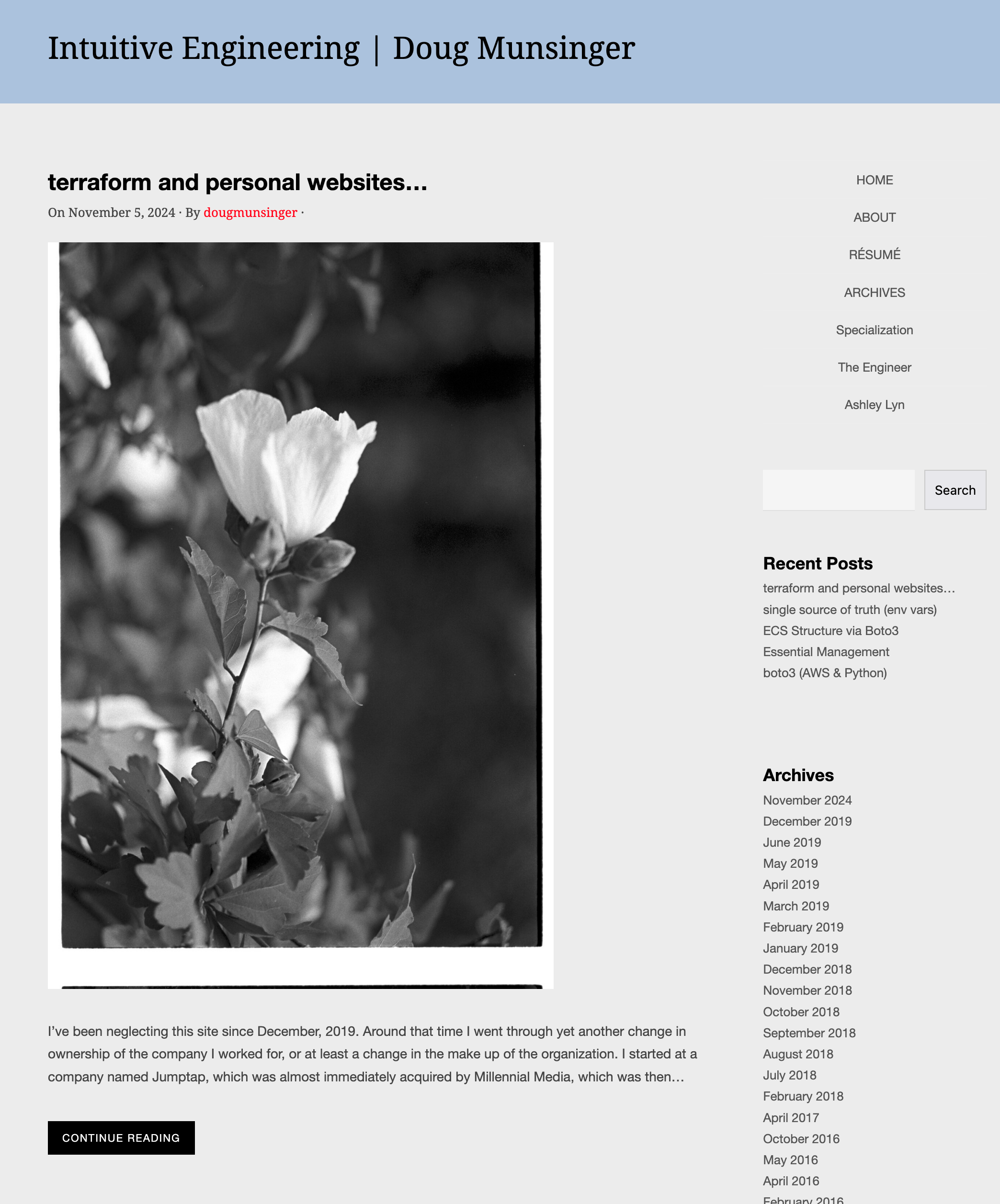 Old Website on Local Server